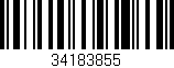 Código de barras (EAN, GTIN, SKU, ISBN): '34183855'