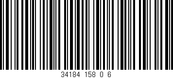 Código de barras (EAN, GTIN, SKU, ISBN): '34184_158_0_6'