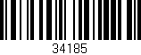 Código de barras (EAN, GTIN, SKU, ISBN): '34185'