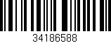 Código de barras (EAN, GTIN, SKU, ISBN): '34186588'