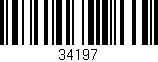 Código de barras (EAN, GTIN, SKU, ISBN): '34197'