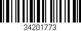 Código de barras (EAN, GTIN, SKU, ISBN): '34201773'
