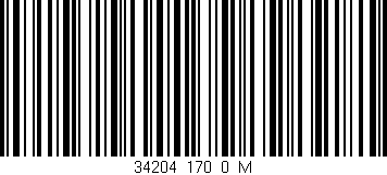 Código de barras (EAN, GTIN, SKU, ISBN): '34204_170_0_M'