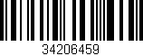 Código de barras (EAN, GTIN, SKU, ISBN): '34206459'