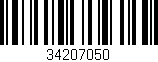 Código de barras (EAN, GTIN, SKU, ISBN): '34207050'