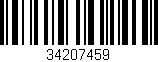 Código de barras (EAN, GTIN, SKU, ISBN): '34207459'