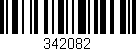 Código de barras (EAN, GTIN, SKU, ISBN): '342082'