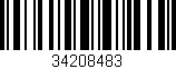 Código de barras (EAN, GTIN, SKU, ISBN): '34208483'