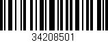 Código de barras (EAN, GTIN, SKU, ISBN): '34208501'