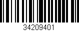 Código de barras (EAN, GTIN, SKU, ISBN): '34209401'