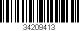 Código de barras (EAN, GTIN, SKU, ISBN): '34209413'