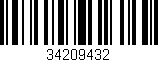 Código de barras (EAN, GTIN, SKU, ISBN): '34209432'