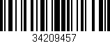 Código de barras (EAN, GTIN, SKU, ISBN): '34209457'