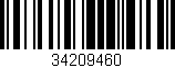 Código de barras (EAN, GTIN, SKU, ISBN): '34209460'