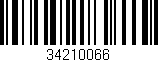 Código de barras (EAN, GTIN, SKU, ISBN): '34210066'