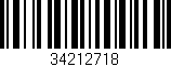 Código de barras (EAN, GTIN, SKU, ISBN): '34212718'