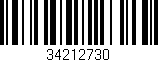 Código de barras (EAN, GTIN, SKU, ISBN): '34212730'