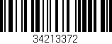 Código de barras (EAN, GTIN, SKU, ISBN): '34213372'