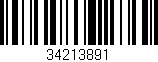 Código de barras (EAN, GTIN, SKU, ISBN): '34213891'