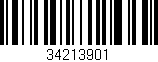 Código de barras (EAN, GTIN, SKU, ISBN): '34213901'