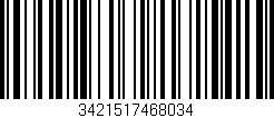 Código de barras (EAN, GTIN, SKU, ISBN): '3421517468034'