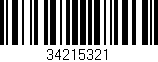 Código de barras (EAN, GTIN, SKU, ISBN): '34215321'