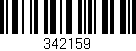 Código de barras (EAN, GTIN, SKU, ISBN): '342159'