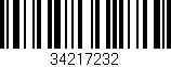 Código de barras (EAN, GTIN, SKU, ISBN): '34217232'