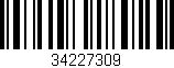 Código de barras (EAN, GTIN, SKU, ISBN): '34227309'