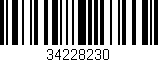 Código de barras (EAN, GTIN, SKU, ISBN): '34228230'