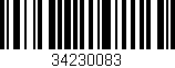 Código de barras (EAN, GTIN, SKU, ISBN): '34230083'