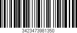 Código de barras (EAN, GTIN, SKU, ISBN): '3423473981350'