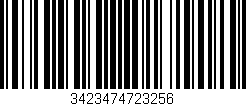 Código de barras (EAN, GTIN, SKU, ISBN): '3423474723256'