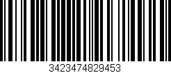 Código de barras (EAN, GTIN, SKU, ISBN): '3423474829453'