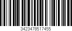 Código de barras (EAN, GTIN, SKU, ISBN): '3423478517455'