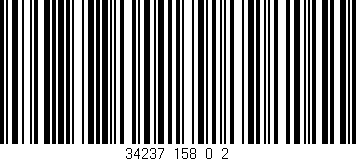 Código de barras (EAN, GTIN, SKU, ISBN): '34237_158_0_2'