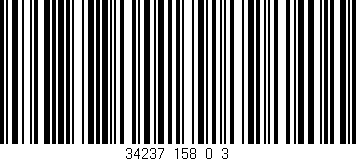 Código de barras (EAN, GTIN, SKU, ISBN): '34237_158_0_3'