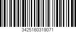 Código de barras (EAN, GTIN, SKU, ISBN): '3425160319071'