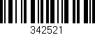 Código de barras (EAN, GTIN, SKU, ISBN): '342521'