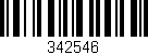 Código de barras (EAN, GTIN, SKU, ISBN): '342546'