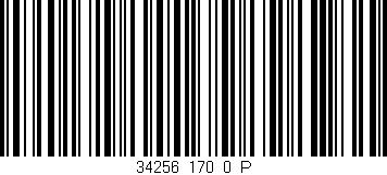 Código de barras (EAN, GTIN, SKU, ISBN): '34256_170_0_P'
