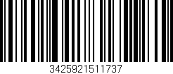Código de barras (EAN, GTIN, SKU, ISBN): '3425921511737'