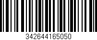 Código de barras (EAN, GTIN, SKU, ISBN): '342644165050'