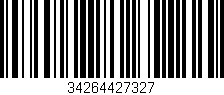 Código de barras (EAN, GTIN, SKU, ISBN): '34264427327'