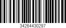 Código de barras (EAN, GTIN, SKU, ISBN): '34264430297'