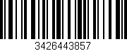 Código de barras (EAN, GTIN, SKU, ISBN): '3426443857'