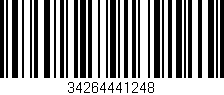 Código de barras (EAN, GTIN, SKU, ISBN): '34264441248'