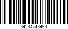 Código de barras (EAN, GTIN, SKU, ISBN): '34264446458'