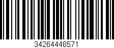 Código de barras (EAN, GTIN, SKU, ISBN): '34264446571'