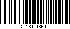 Código de barras (EAN, GTIN, SKU, ISBN): '34264446601'
